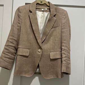 Veronica Beard linen Dickey blazer